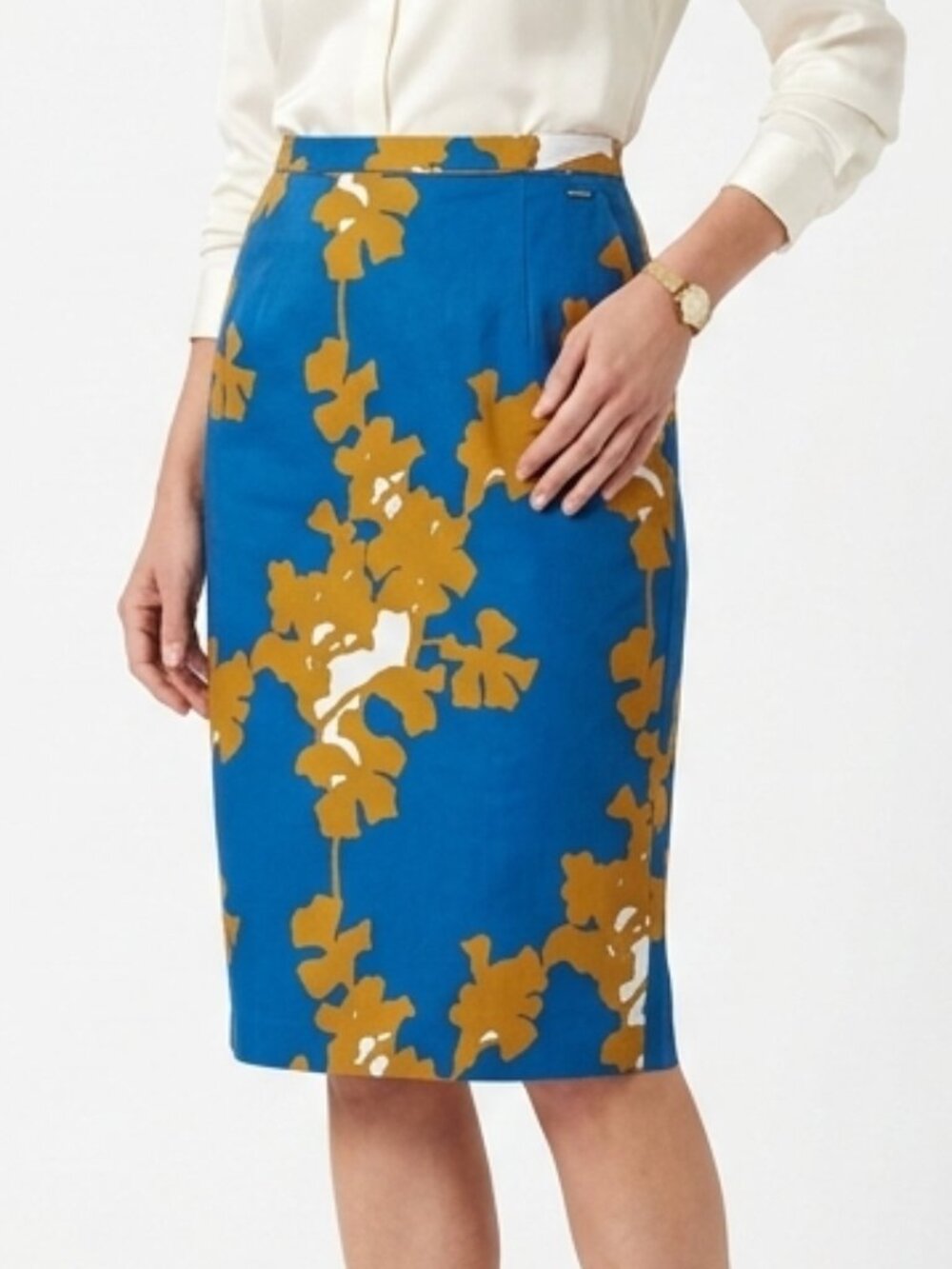 Escada Sport by Jonathan Saunders "Rosina" Stretch Cotton Skirt- Sz. 32/XS